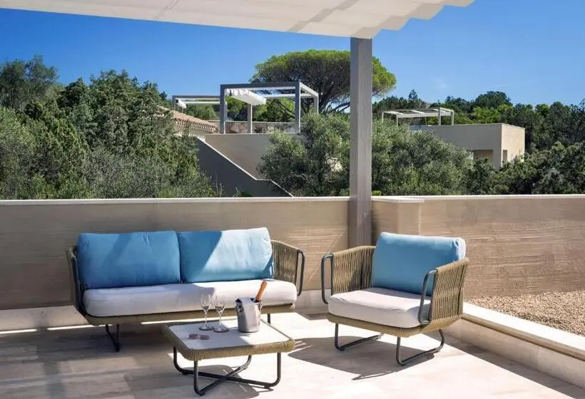 キングサイズベッドのデラックスルーム, 7pines Resort Sardinia   A Destination By Hyatt