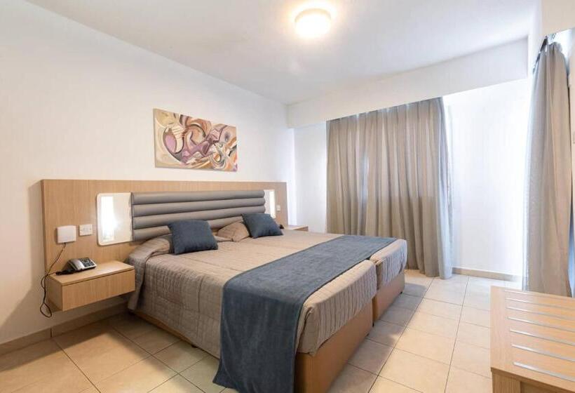 带1个卧室的带海景的公寓, Vrissaki Hotel Apartments