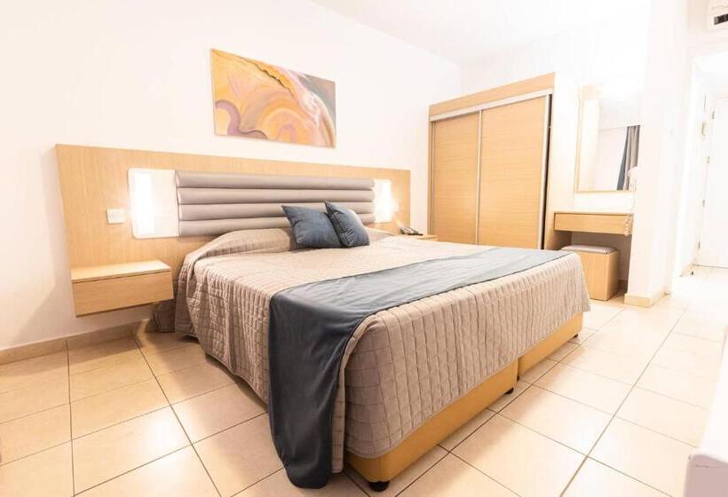 침실 1개 아파트 측면 바다 전망, Vrissaki Hotel Apartments