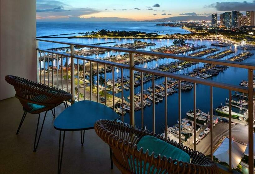 オーシャンビューデラックスジュニアスイート, Ilikai Hotel & Luxury Suites