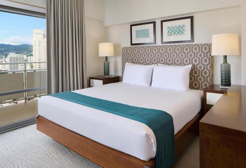 オーシャンビューの2ベッドルームデラックスアパート, Ilikai Hotel & Luxury Suites