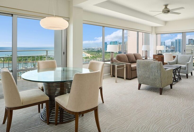 オーシャンビューの2ベッドルームデラックスアパート, Ilikai Hotel & Luxury Suites