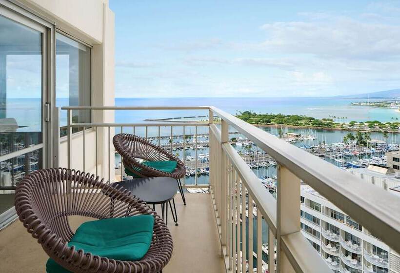 オーシャンビューの2ベッドルームデラックスアパート, Ilikai Hotel & Luxury Suites