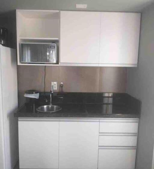 آپارتمان 1 خوابه با چشم‌انداز دریا, Ilusion Flat Ponta Negra