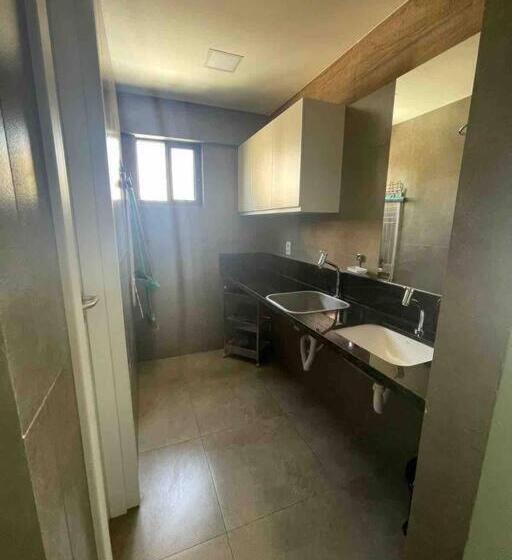 آپارتمان 1 خوابه با چشم‌انداز دریا, Ilusion Flat Ponta Negra