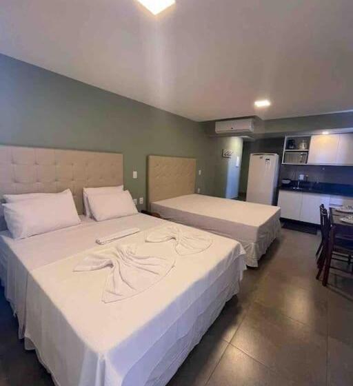 آپارتمان 1 خوابه با چشم‌انداز دریا, Ilusion Flat Ponta Negra