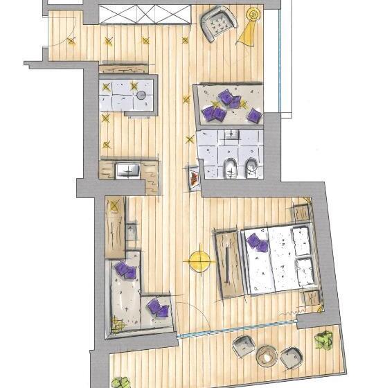 套房, Alpinhotel Keil