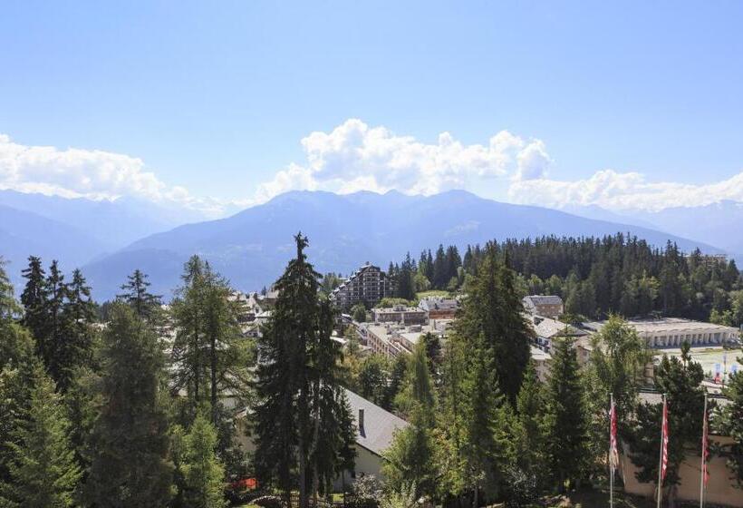 اتاق استاندارد یک تخته با بالکن, Valaisia Crans Montana