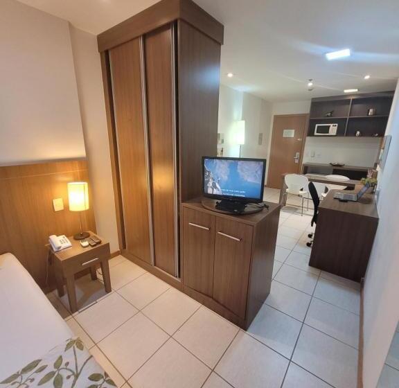 带城市景观的套间, Flat Nobile Suítes Monumental By Rei Dos Flats