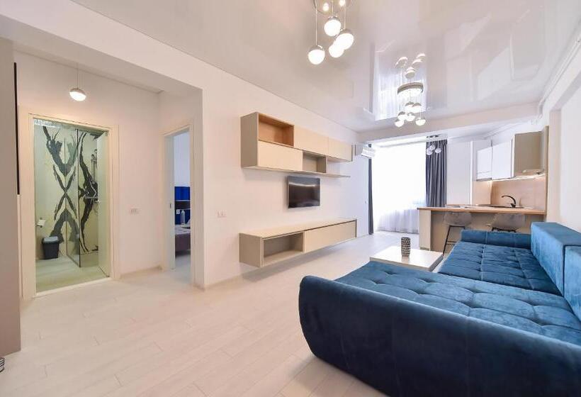 דירה בת חדר שינה 1 צדדית נוף לים, Building Stefan Resort I