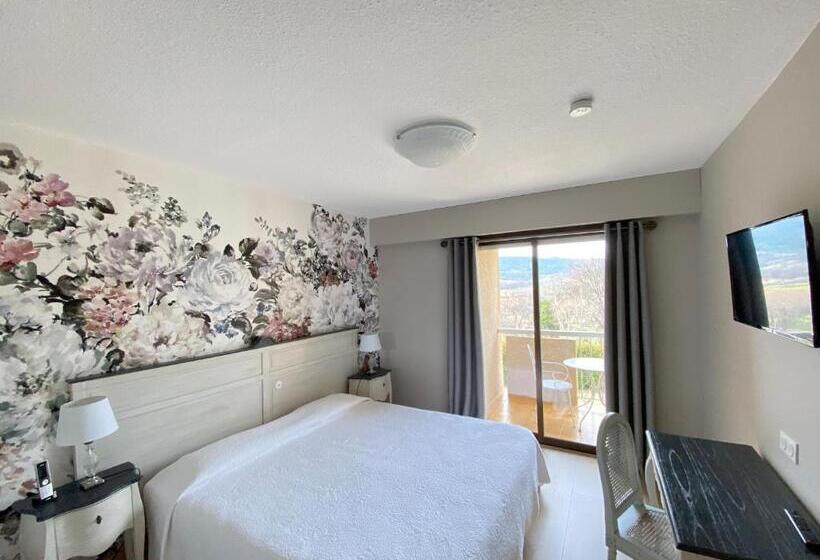 景色の見えるスーペリアルーム, Hôtel Le Colombier