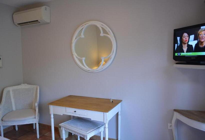 キングサイズベッドのスタンダードルーム, Hôtel Le Colombier