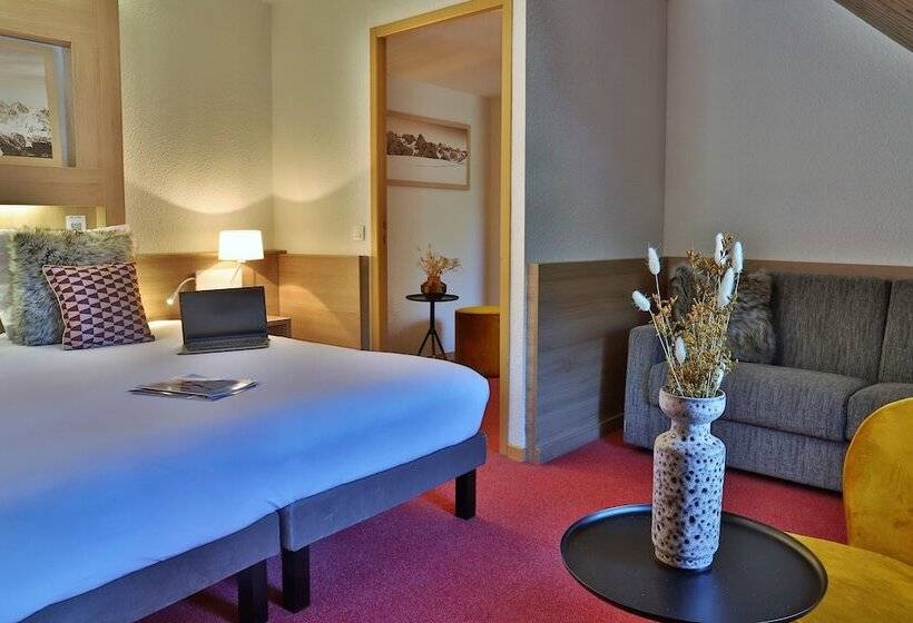 スタンダード４人部屋, Sowell Hotels Mont Blanc Et Spa