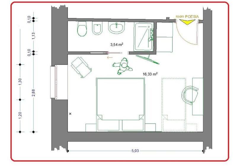 اتاق لوکس, Casa Theodor B&b