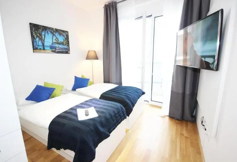 バルコニー付き１ベッドルームアパートメント, Aparthotel My Room   Messe Munich