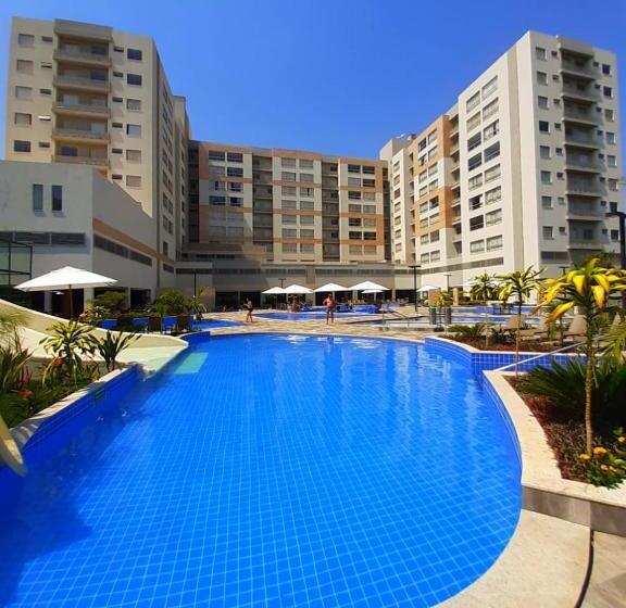 带1个卧室带泳池的公寓, Park Veredas Resort