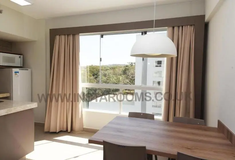 景色の見える一ベッドルームアパートメント, Park Veredas Resort