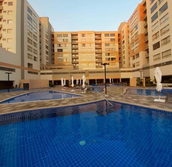침실 1개 풀장 전망 아파트, Park Veredas Resort