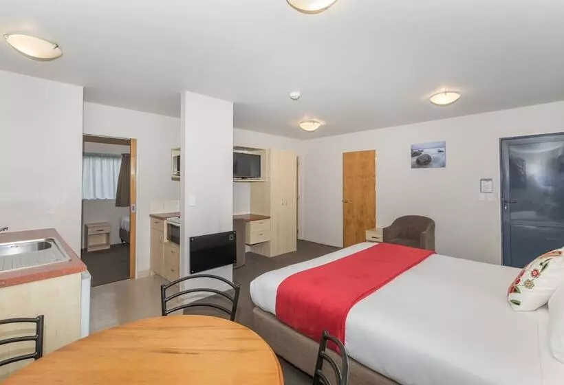 １ベッドルームファミリーアパートメント, Bella Vista Motel Oamaru