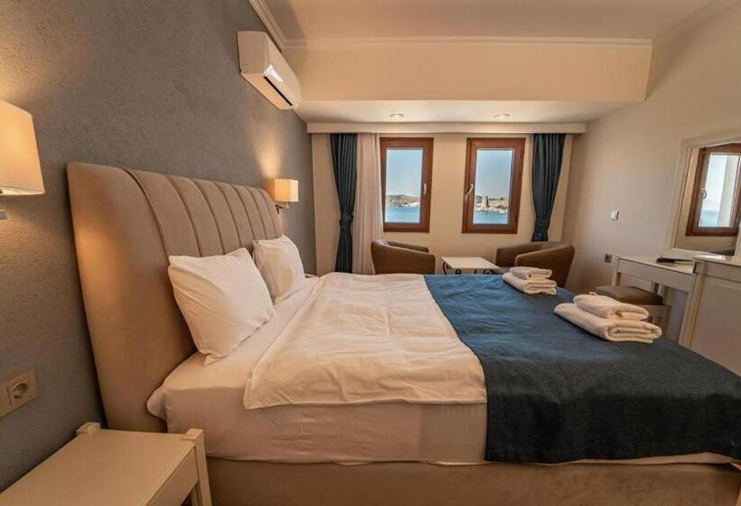 غرفة قياسية مطلّة علي البحر, Bodrum Gulet Otel