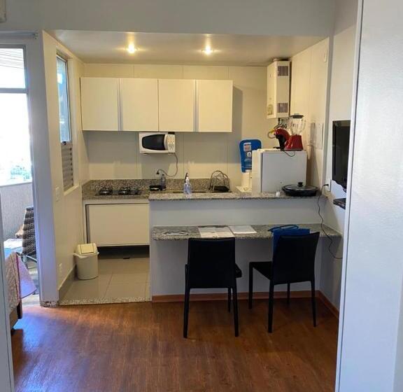 Апартаменты 1 Спальня, Condomínio Max Savassi Superior Apto 1303