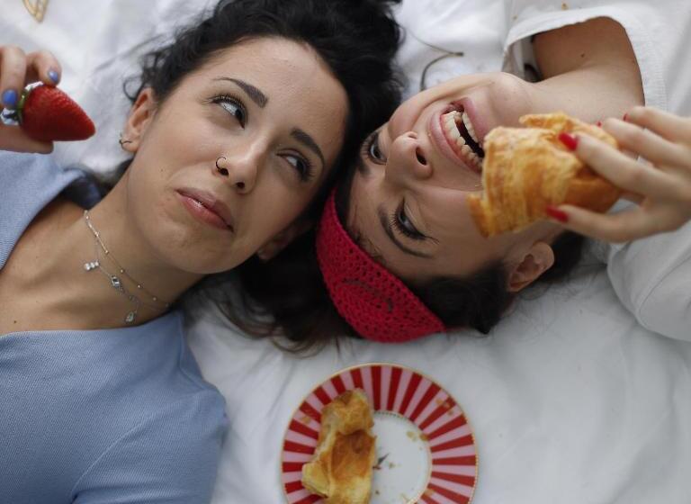 غرفة قياسية ثلاثية مزودة بشرفة, Delle Rose Inn