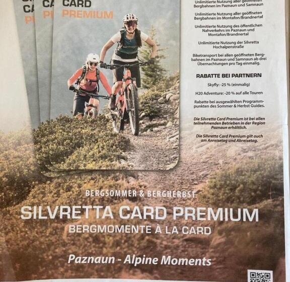 バルコニー付き１ベッドルームアパートメント, Garni Apart Wallamotta Silvretta Card Premium Betrieb
