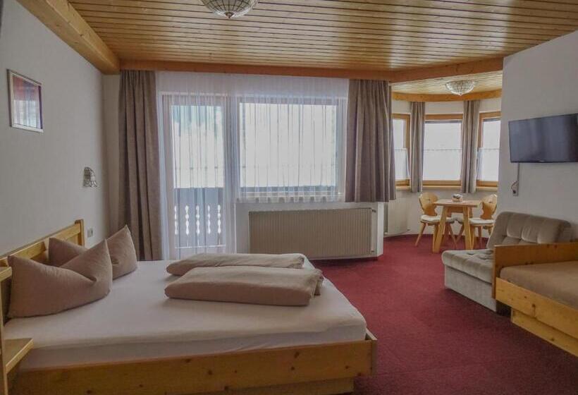 דירת שני חדרים עם מרפת, Garni Apart Wallamotta Silvretta Card Premium Betrieb