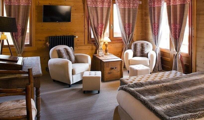 סוויטה משפחתית, Chalet Hôtel Les Cimes