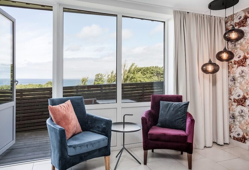 غرفة قياسية مطلّة علي البحر, L Och Restaurang Hovs Hallar