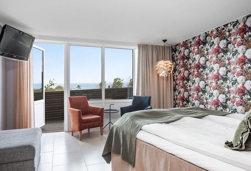 غرفة قياسية مطلّة علي البحر, L Och Restaurang Hovs Hallar