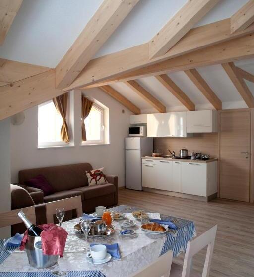 침실 2개 수피리어 아파트, Residence Des Alpes