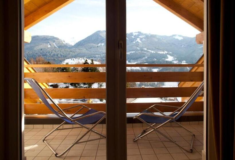 침실 2개 수피리어 아파트, Residence Des Alpes