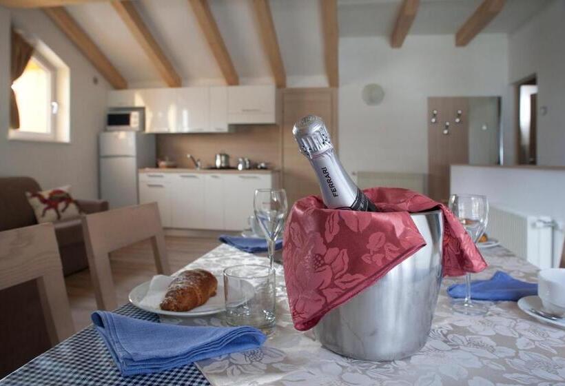 침실 2개 수피리어 아파트, Residence Des Alpes