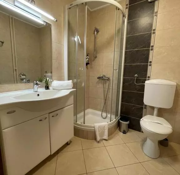 اتاق استاندارد سه تخته با بالکن, Boutique Hotel Pohorje