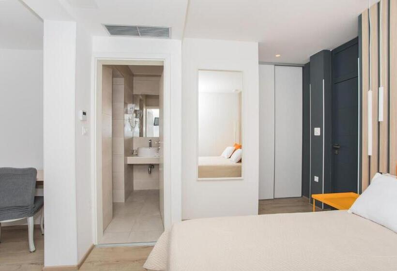 חדר סטנדרט עם מרפסת, Pansion Zlatna Ribica