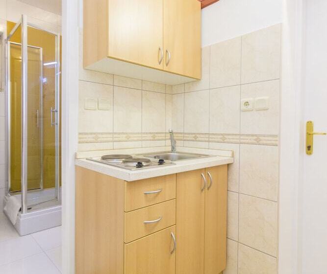 סטודיו סטנדרטי עם נוף לים ומרפסת, Pansion Zlatna Ribica