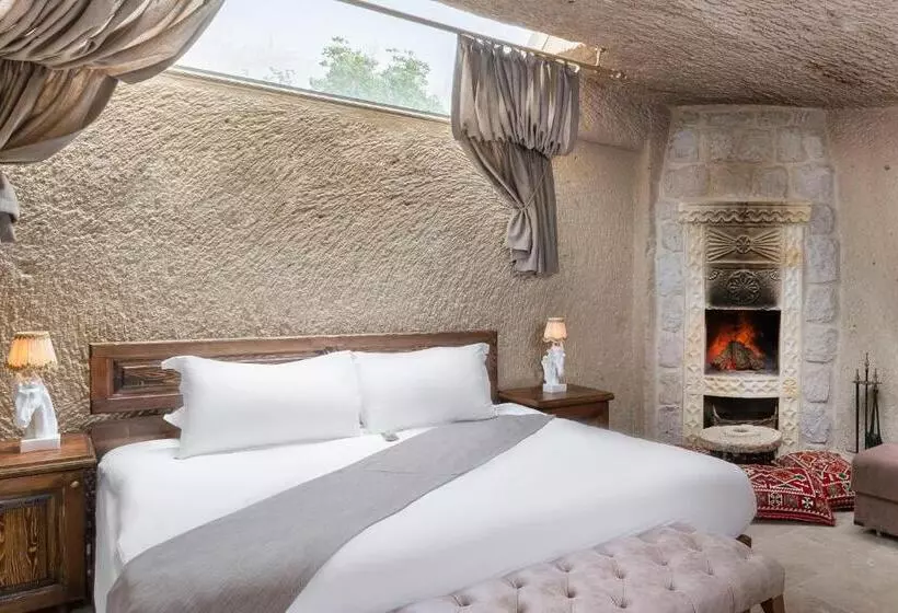 キングサイズベッドのデラックスルーム, Cappa Via Cave Hotel Cappadocia