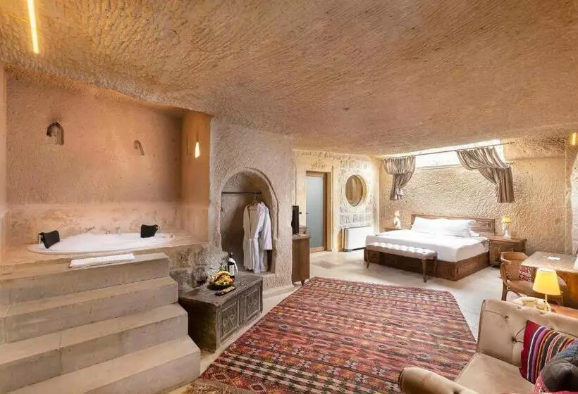 キングサイズベッドのデラックスルーム, Cappa Via Cave Hotel Cappadocia
