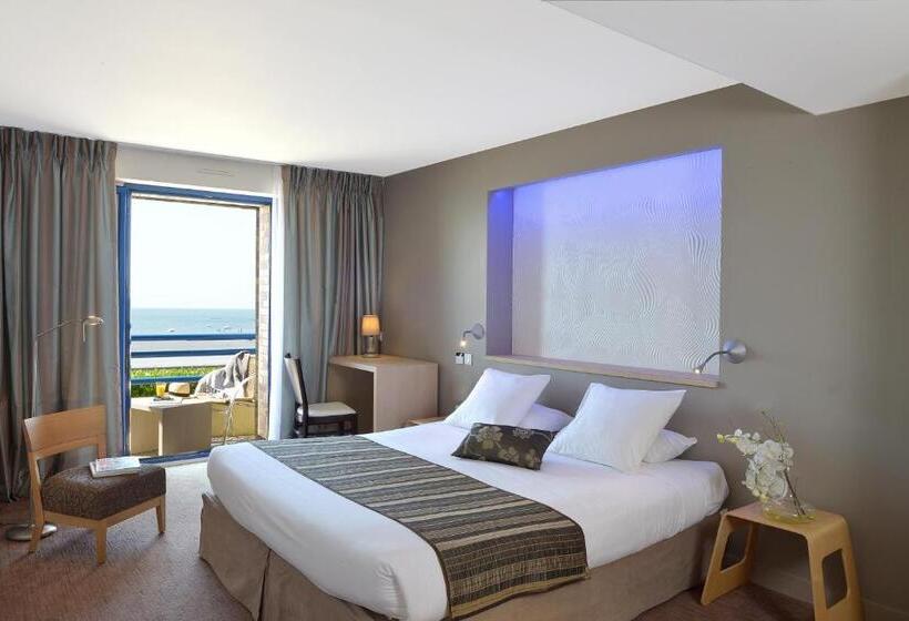 غرفة بريميوم مطلّة علي البحر, Hôtel De La Plage