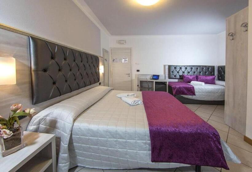 غرفة قياسية رباعية مطلة على البحر, Playa