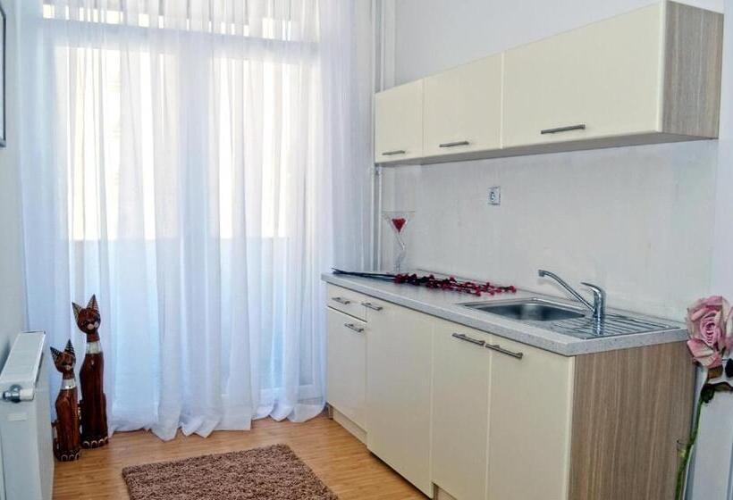 آپارتمان 1 خوابه با بالکن, Garni Hotel Hamburg