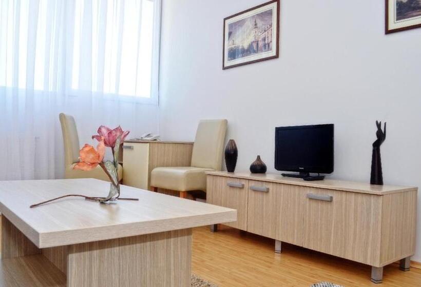 آپارتمان 1 خوابه با بالکن, Garni Hotel Hamburg
