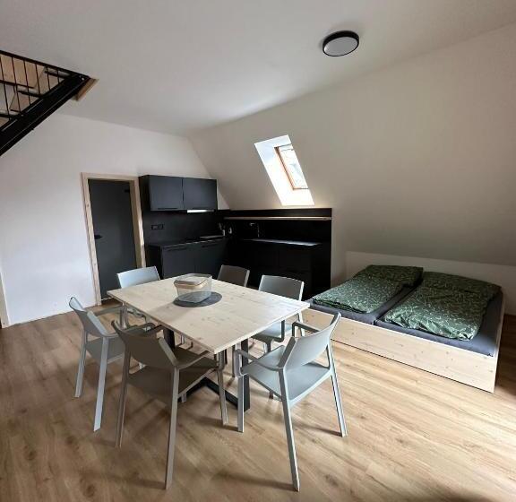 شقة ديلوكس غرفة واحدة, Penzion A Restaurace Pod Sjezdovkou