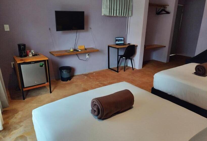 ２ダブルベッドのスタンダードルーム, El Turix Bacalar