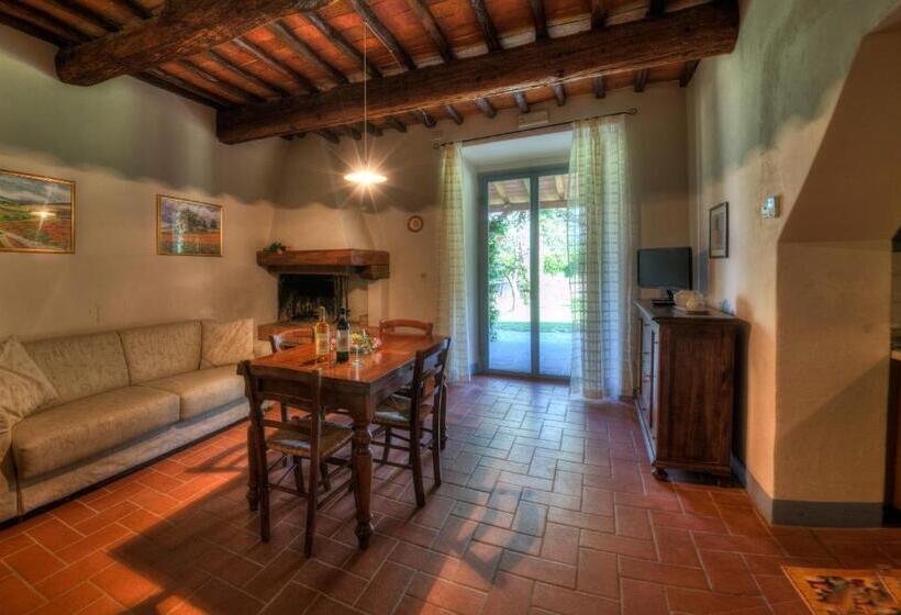 带1个卧室带花园景观的公寓, Agriturismo Relais Campiglioni