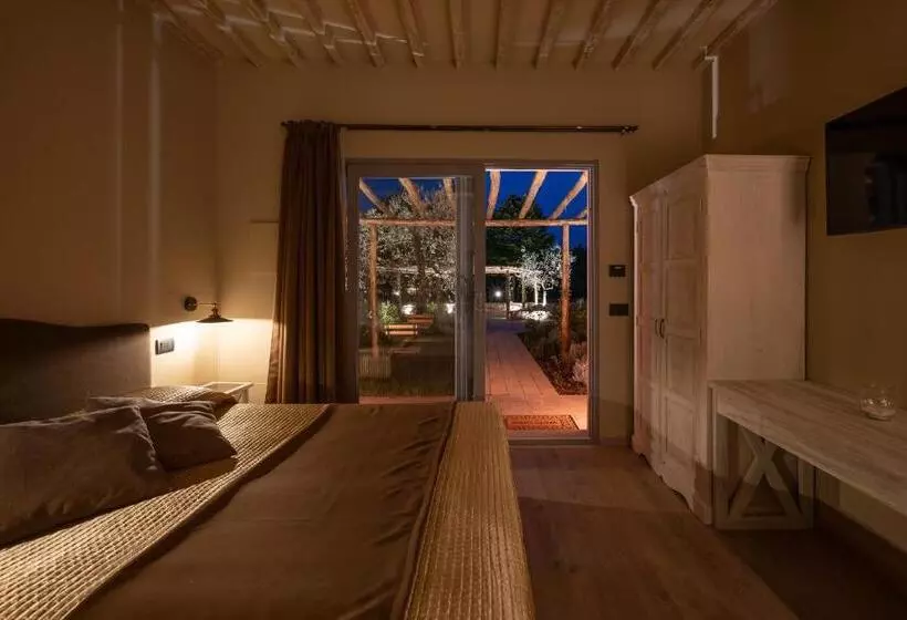 キングサイズベッドのデラックスルーム, Agriturismo Relais Campiglioni