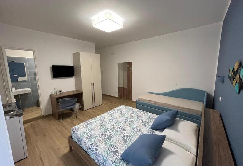 Quarto Superior Quádruplo, Oltremare Rooms Agropoli