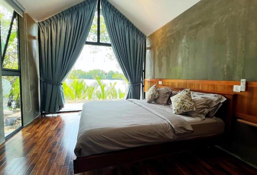غرفة ديلوكس مطلّة علي البحر, Kampot Riverfront Boutique