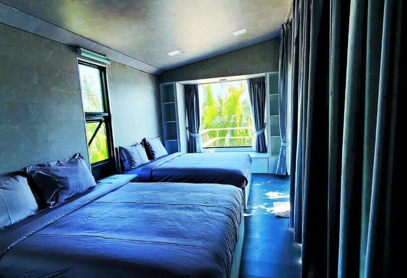 غرفة عائلية مطلّة علي البحر, Kampot Riverfront Boutique